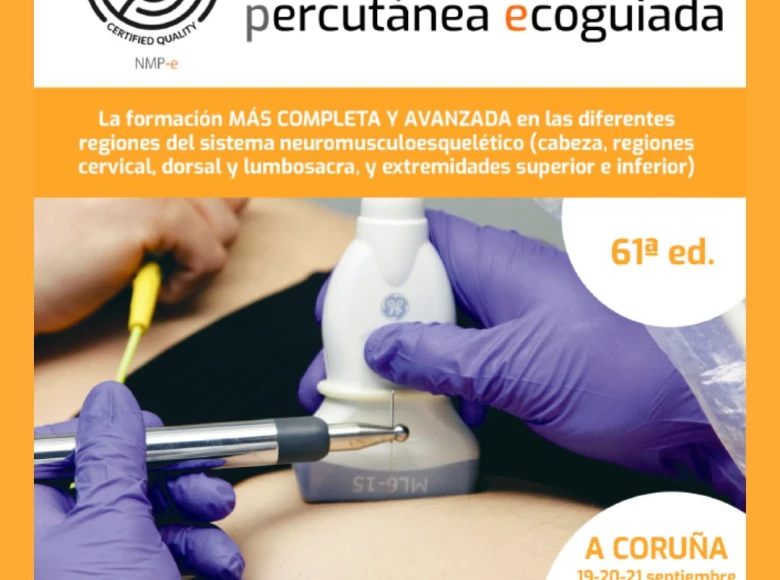 Curso teórico-práctico  Neuromodulación Percutánea Ecoguiada 61ªed.